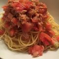 筋肉リズミカル's cooksnap of when they made トマトとツナの冷製パスタ.