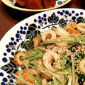 ayaka☆mu's cooksnap of when they made 簡単！水菜とちくわのポン酢和え.