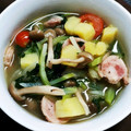 クックSPOWGU☆'s cooksnap of when they made 簡単☆10分でできるモロヘイヤのスープ.
