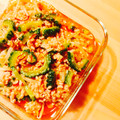 ＋くろろん＋'s cooksnap of when they made 簡単！麻婆ゴーヤ　ご飯のおかずにお勧め.