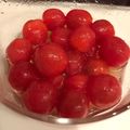 青い月蝶's cooksnap of when they made 『幼児食』簡単・絶品！ミニトマトのマリネ.