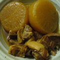 ののﾁｬﾏ's cooksnap of when they made 我が家の大根と豚肉の煮物.