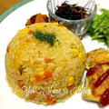YUH♡ママ's cooksnap of when they made 簡単☆炊飯器で美味しい♡カレーおこわ.