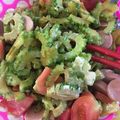 kijuhyt's cooksnap of when they made ゴーヤーとトマトのみそだれサラダ.