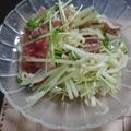 なおつん0802's cooksnap of when they made 生ハムと切り干し大根、水菜のマリネサラダ.