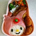 chikako*'s cooksnap of when they made 【ｷｬﾗ弁】マイメロ弁当♥.
