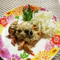 ﾁｲﾁｬﾝﾏﾏ's cooksnap of when they made チキンソテー・キノコソースかけ.