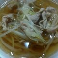 pucyipan's cooksnap of when they made さっと、もやしと豚こまのスープ.