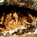 ２４なるるん's cooksnap of when they made トースターで 鮭のがりバタホイル焼き.