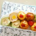 にゃにゃあすけ's cooksnap of when they made ハムとキャベツのまきまき☆お弁当.