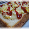 3匹の子ブタｍａｍａ's cooksnap of when they made 簡単♪ふわふわたまごのチーズトースト☆.