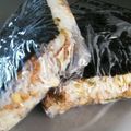 ひなたこやき's cooksnap of when they made 簡単！肉味噌と天かすDEオイルおにぎり♪.