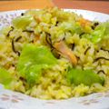 みなみ7's cooksnap of when they made 青じそ風味の鮭レタスチャーハン.