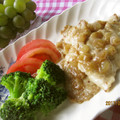 chako106HM's cooksnap of when they made 豚肉のソテー　ぶどうソース♪.