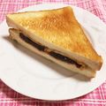 ゆにこーん☆'s cooksnap of when they made 最中サンドトースト.