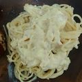 マドレーヌ夫人3's cooksnap of when they made カルボナーラ風リコッタチーズパスタ.