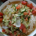 ポポポポポフィ〜♡'s cooksnap of when they made アレンジ素麺☆ツナトマきゅうりそうめん.
