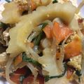 ちゃんこまんさん's cooksnap of when they made 麺つゆで簡単！ゴーヤチャンプルー♡.