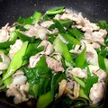はっぱ大好き's cooksnap of when they made 豚肉と九条ネギの塩こしょう炒め.