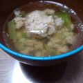 ☆香月潤☆'s cooksnap of when they made 餃子のたねをリメイク 肉だんごスープ.