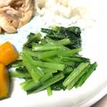 かぼす１２３'s cooksnap of when they made 小松菜のニンニク炒め.