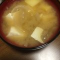 クックG1G6LN☆'s cooksnap of when they made 余り野菜とお豆腐で節約お味噌汁☆.