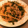 さちこ０９３０'s cooksnap of when they made 簡単！本格青椒肉絲.