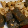 icook's cooksnap of when they made すぐ出来！レンコンとこんにゃくのおかか煮.
