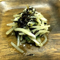クロ８５'s cooksnap of when they made もやしとひじきの黒酢和え.
