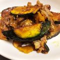 まいちる♡'s cooksnap of when they made 豚肉とかぼちゃの揚げびたし.