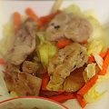 ♪チビひなた♪'s cooksnap of when they made お肉柔らか野菜炒め.