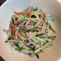 mashimuu's cooksnap of when they made きゅうり＆カニカマのマヨサラダ.