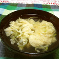赤い電話's cooksnap of when they made ふわふわ卵のすまし汁.