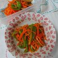 イチゴ、イチゴ。's cooksnap of when they made 簡単で助かる一品☆人参とピーマン炒め〜.