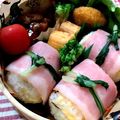 labilabi's cooksnap of when they made クルっと☆ベーコン巻き寿司.