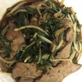 agatga's cooksnap of when they made レバニラ炒め♪.