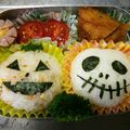 m1chqn's cooksnap of when they made 女の子☆ﾊﾛｳｨﾝ弁当★キャラ弁当.