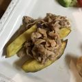 こりんママ8's cooksnap of when they made 豚バラ肉とさつまいものピリ辛炒め.