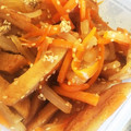 ちびまめママ◎'s cooksnap of when they made 初めてでも簡単♪基本のきんぴらごぼう.