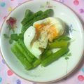 チェックのミニくま's cooksnap of when they made アスパラガスの半熟玉子チーズのせ.