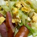 ☆ちゅうたん☆'s cooksnap of when they made ウインナーとキャベツの卵炒め.