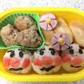 せいちゃんママ☆'s cooksnap of when they made アンパンマン♪キャラ弁♪4つ子おにぎり♪.