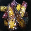 kyMicky's cooksnap of when they made フライパン&レンジで☆揚げない大学芋.