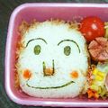 MAHママ's cooksnap of when they made キャラ弁*しょくぱんまんおにぎり.