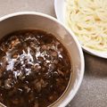 ぴぉたん's cooksnap of when they made 簡単すぎる★鶏そぼろのつけ麺うどん.