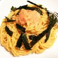 モケ缶's cooksnap of when they made 超簡単！絶品たらこパスタ(`･ω･´).