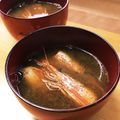 ☆あいちゃん's cooksnap of when they made 簡単☆絶品☆ぼたんえびのお味噌汁.