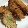 eringinyan's cooksnap of when they made ネギみその豚肉まきまきフライ.