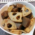かなりんココりん's cooksnap of when they made すぐ出来！レンコンとこんにゃくのおかか煮.