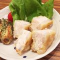 iriyuka's cooksnap of when they made れんこん挟み天with鶏ミンチ.